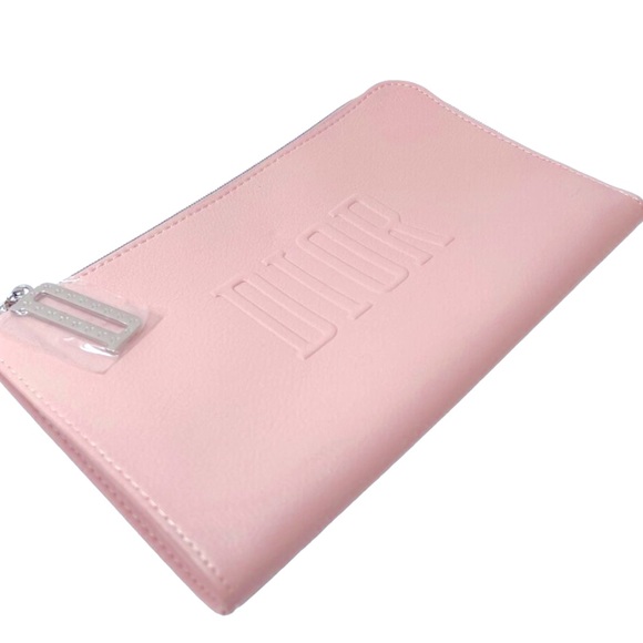 Dior Light Pink Vegan Leather Cosmetics Pouch - Picture 2 of 7
